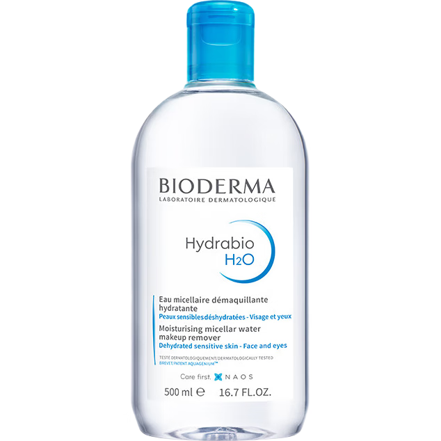 贝德玛（BIODERMA）卸妆水蓝水润妍保湿洁肤液500ml干燥肌温和补水 母亲节礼物送妈妈