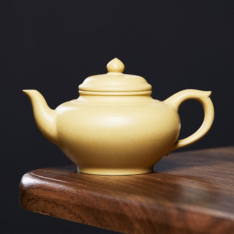 宜兴紫砂壶手工茶具笑樱茶壶国工沈惠芳作品 沈惠芳  笑樱   本山绿泥