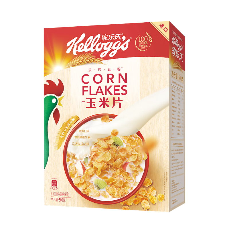 Kellogg's 家乐氏 乐活五谷 玉米片 500g