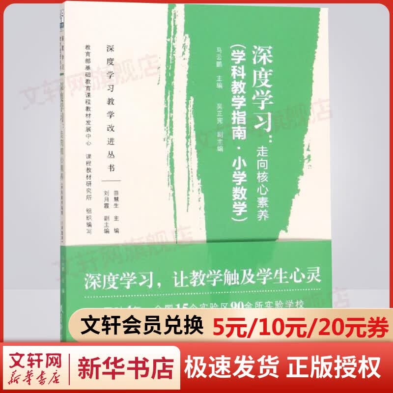 深度学习:走向核心素养(学科教学指南·小学数学)深度学习教学改进丛书