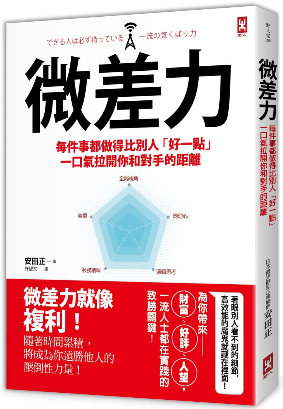 预售 安田正微差力每件事都做得比别人「好一点」 一口气拉开你和对手的距离
