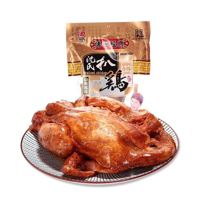 沈氏沈氏德州扒鸡熟食腊味烧鸡即食方便菜山东特产团购送礼年货节 600