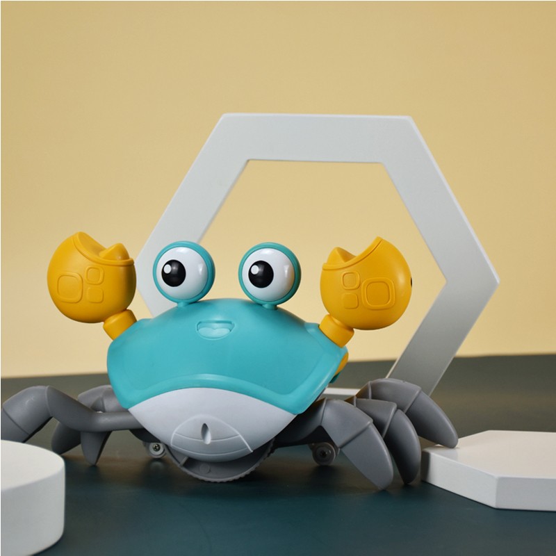 华诗孟儿童玩具自动电动感应螃蟹仿真会玩会爬可充电爬行躲避玩具高性价比高么？