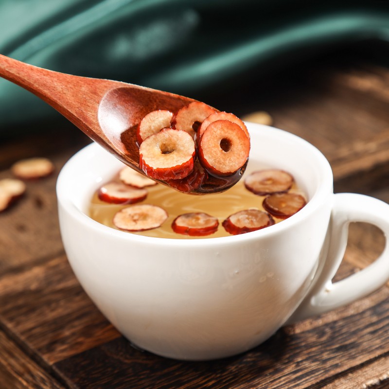 长芳主 红枣干 红枣片泡水泡茶喝新货无硫无核新疆红枣圈红枣生姜陈皮