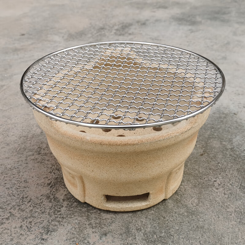 啡晨木炭烧烤炉港式打边炉煮茶炉老式泥炉耐火小碳炉商用陶土烤肉炉子