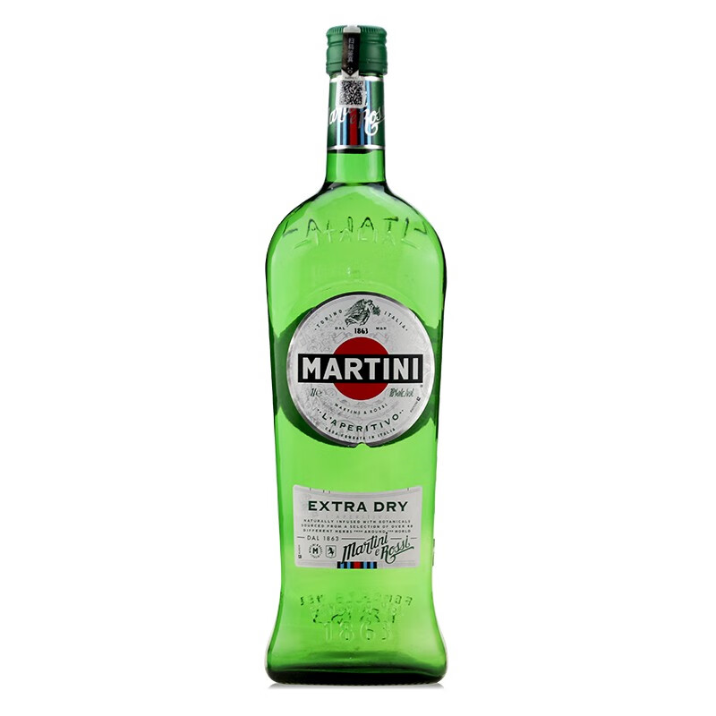 马天尼（Martini）洋酒 马天尼威末酒 苦艾酒 甜 意大利原装进口 马天尼干威末1000ml