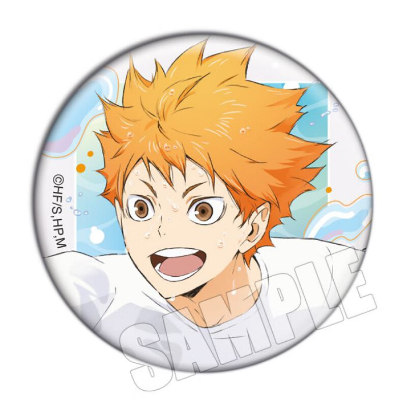 致可排球少年吧唧同人二次元周边日本动漫勋章cos镭射徽章胸章胸针k