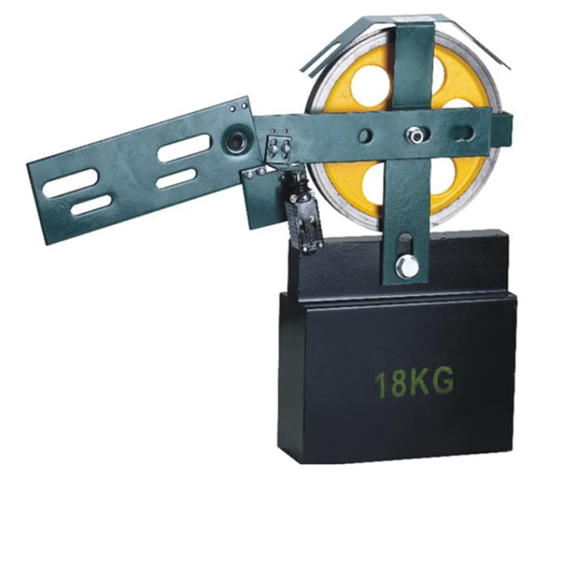 喜普 电梯底坑涨紧装置ox-300a涨紧轮重锤限速器电梯配件 轮子节圆200