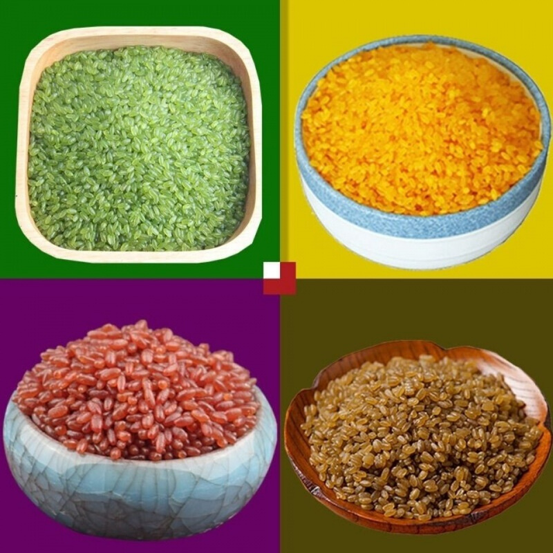 宜享健康绿竹米绿色大米长粒香米宝宝粥米彩色大米粗粮杂粮竹香米 4斤