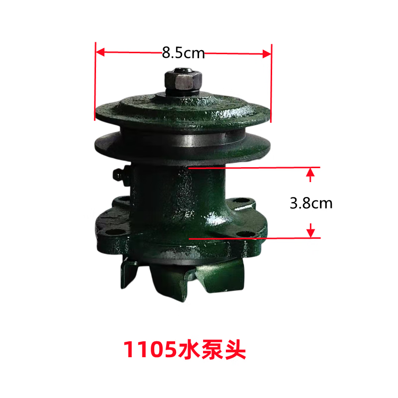 时风莱动常柴江淮单缸柴油机拖拉机配件大全循环水泵总成水箱专用