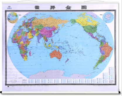 5 世界地图挂图 商务办公室会议室用图领