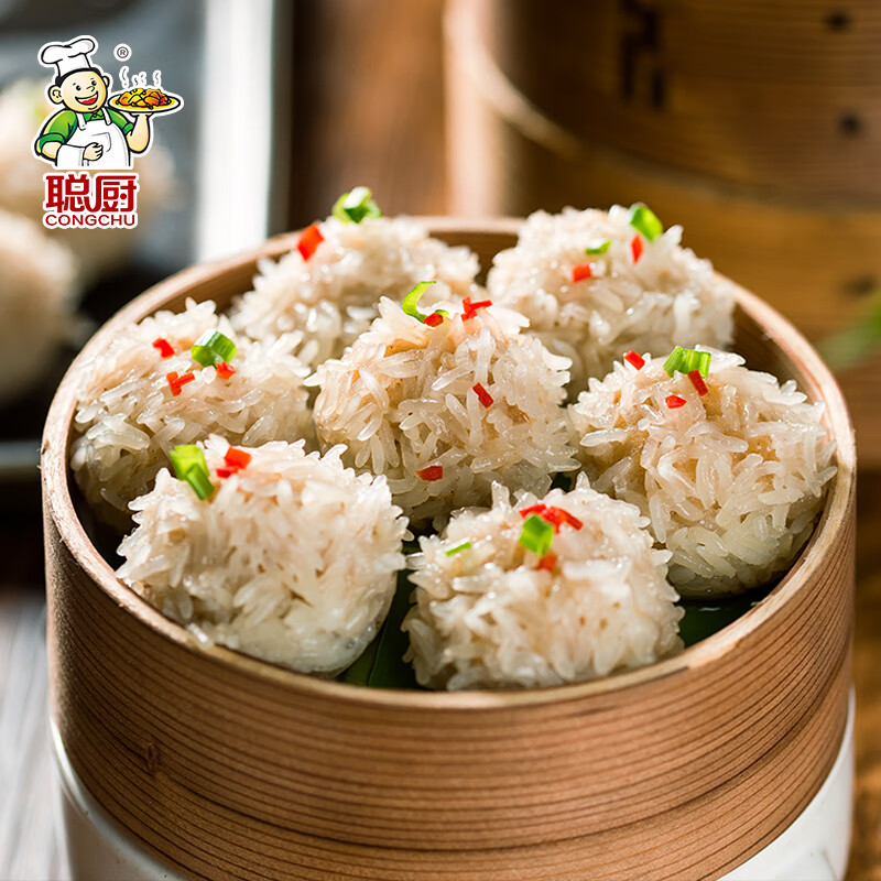聪厨雪花肉丸380g糯米丸子猪肉藕丸快手菜半成品美食熟食预制菜 雪花