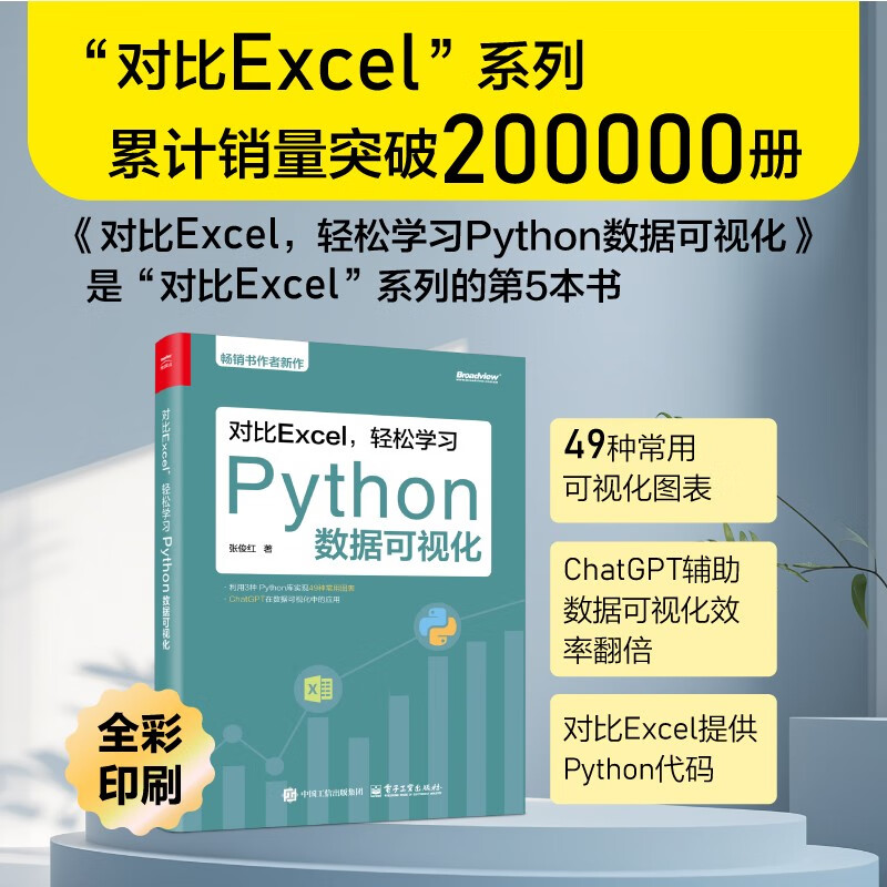 对比Excel，轻松学习Python数据可视化