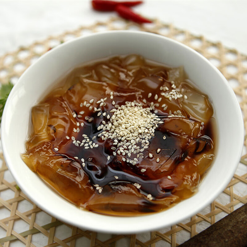 宜享健康【】葡萄泉冰粉粉原味水信玄饼四川冰冰粉凉糕粉红糖原料冰粉