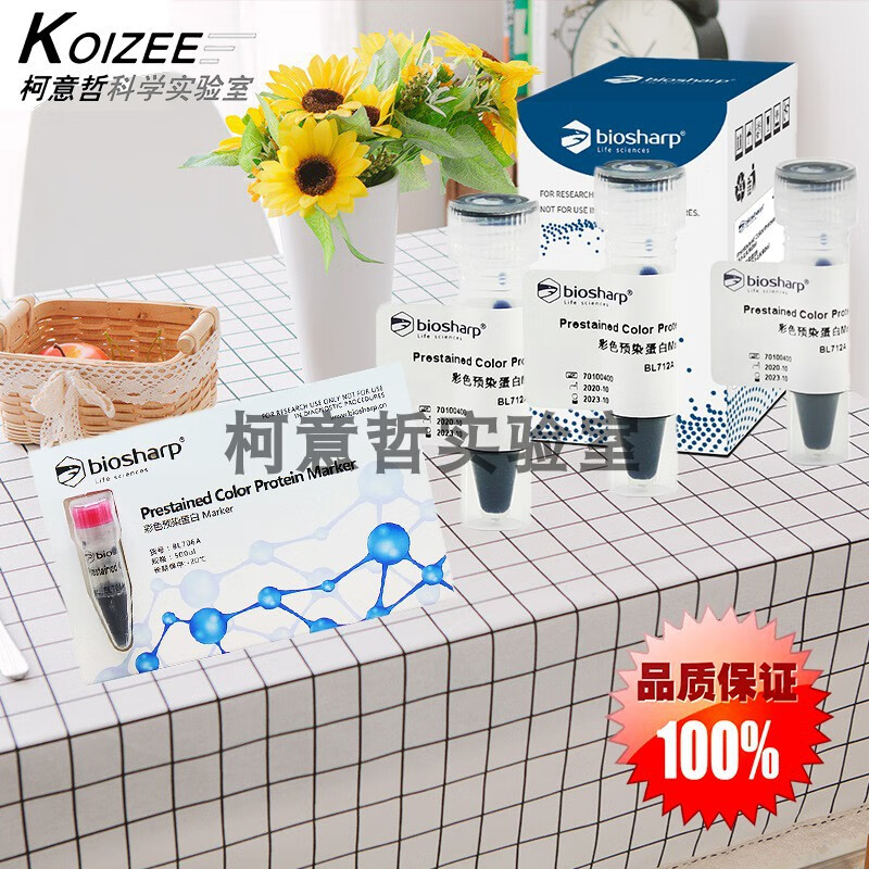 15-130kda/10-180kda/11-180kda 彩色预染 分子量标准 彩色预染marker