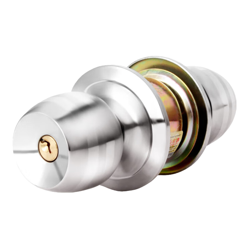 梅花(BLOSSOM)球形鎖木門鎖 室內(nèi)門鎖不銹鋼防水鎖5831鋼雙舌通用型