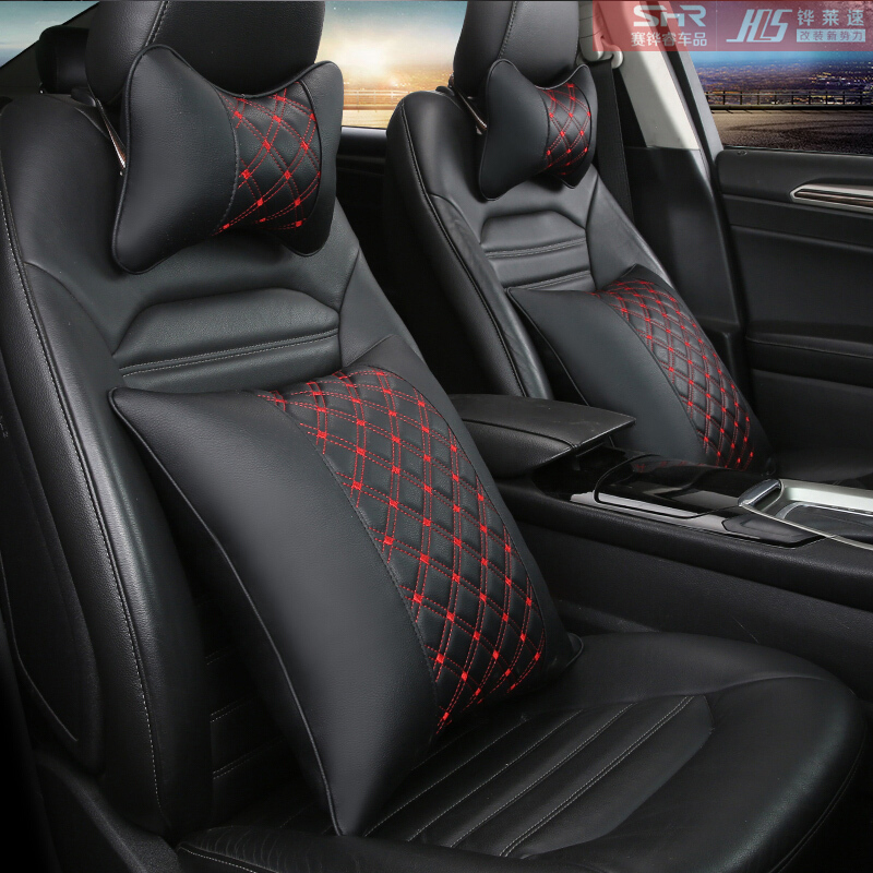 广唯 适用于本田奥德赛凌派思域艾力绅理念s1车载头枕垫 座椅枕头靠垫