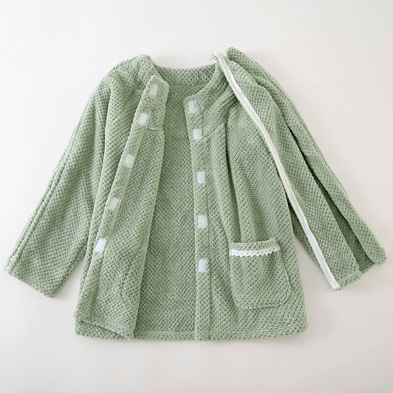 秋冬季瘫痪卧床病人老人易穿脱护理服病号服骨折术后专用picc置管衣服