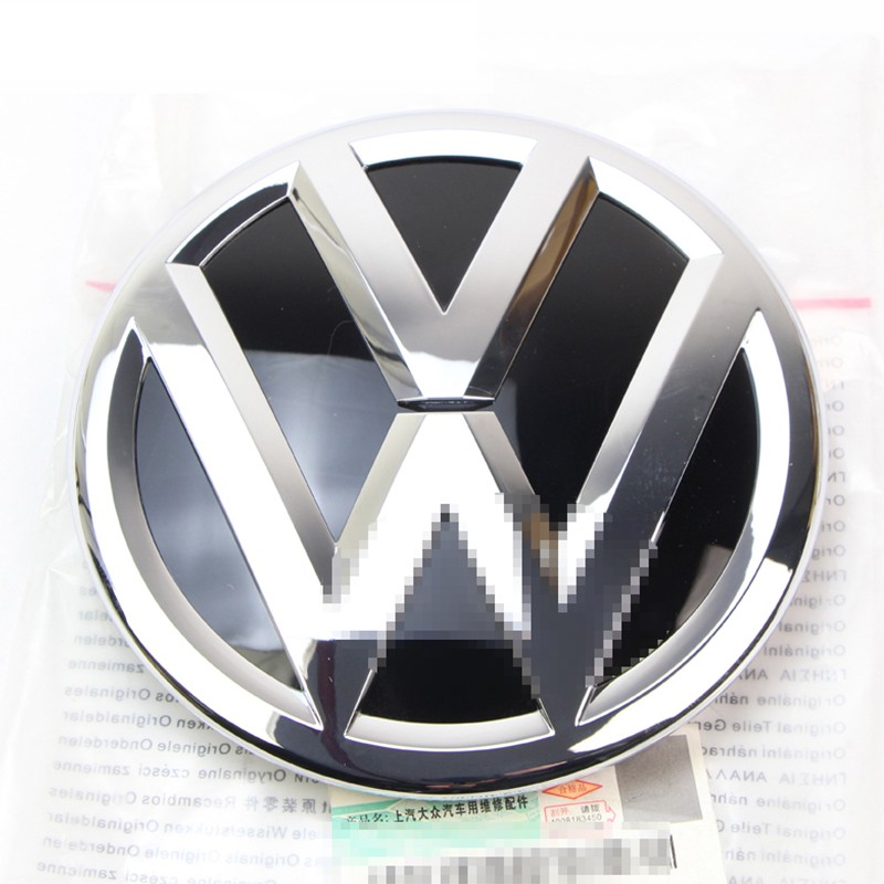夕露亚适用大众新老款朗逸plus汽车中网标前车标新朗逸车头标志前标