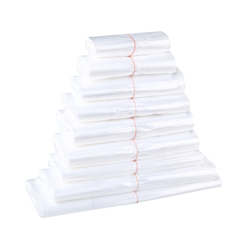 简爱生活白色塑料袋背心袋超市购物袋食品袋方便袋打包手提袋22*35cm200只