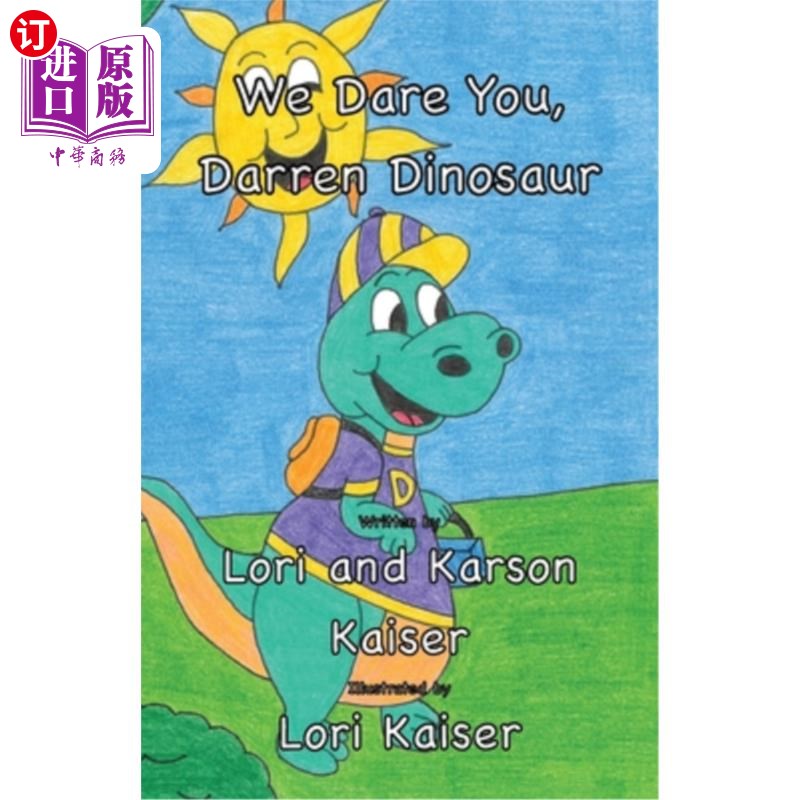 海外直订we dare you, darren dinosaur 我们向你挑战,达伦恐龙