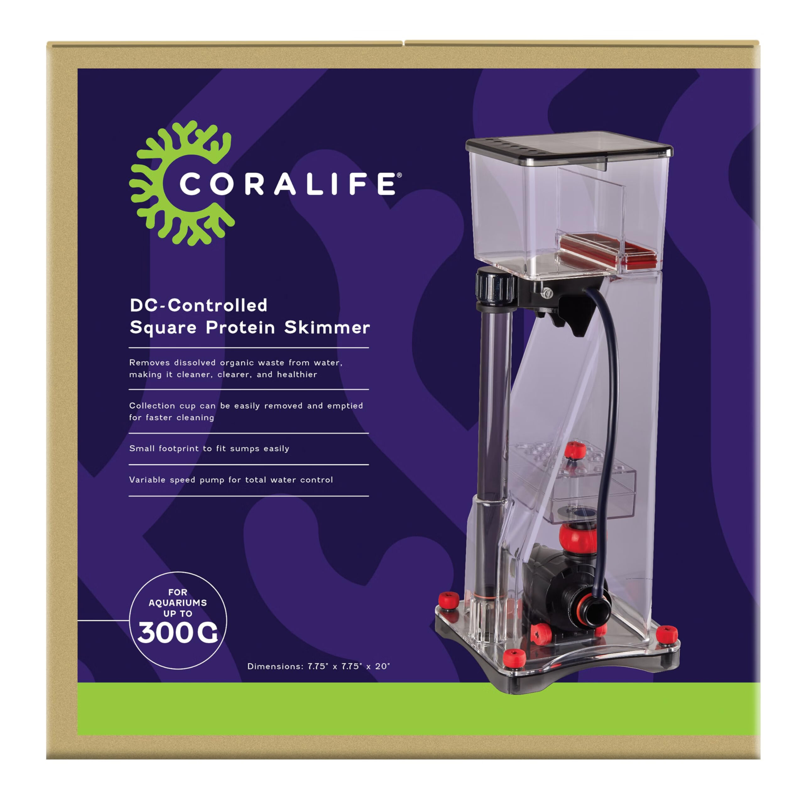 coralife 鱼缸蛋白质蛋白过滤器 1135.6l海水鱼缸专用 变速控制