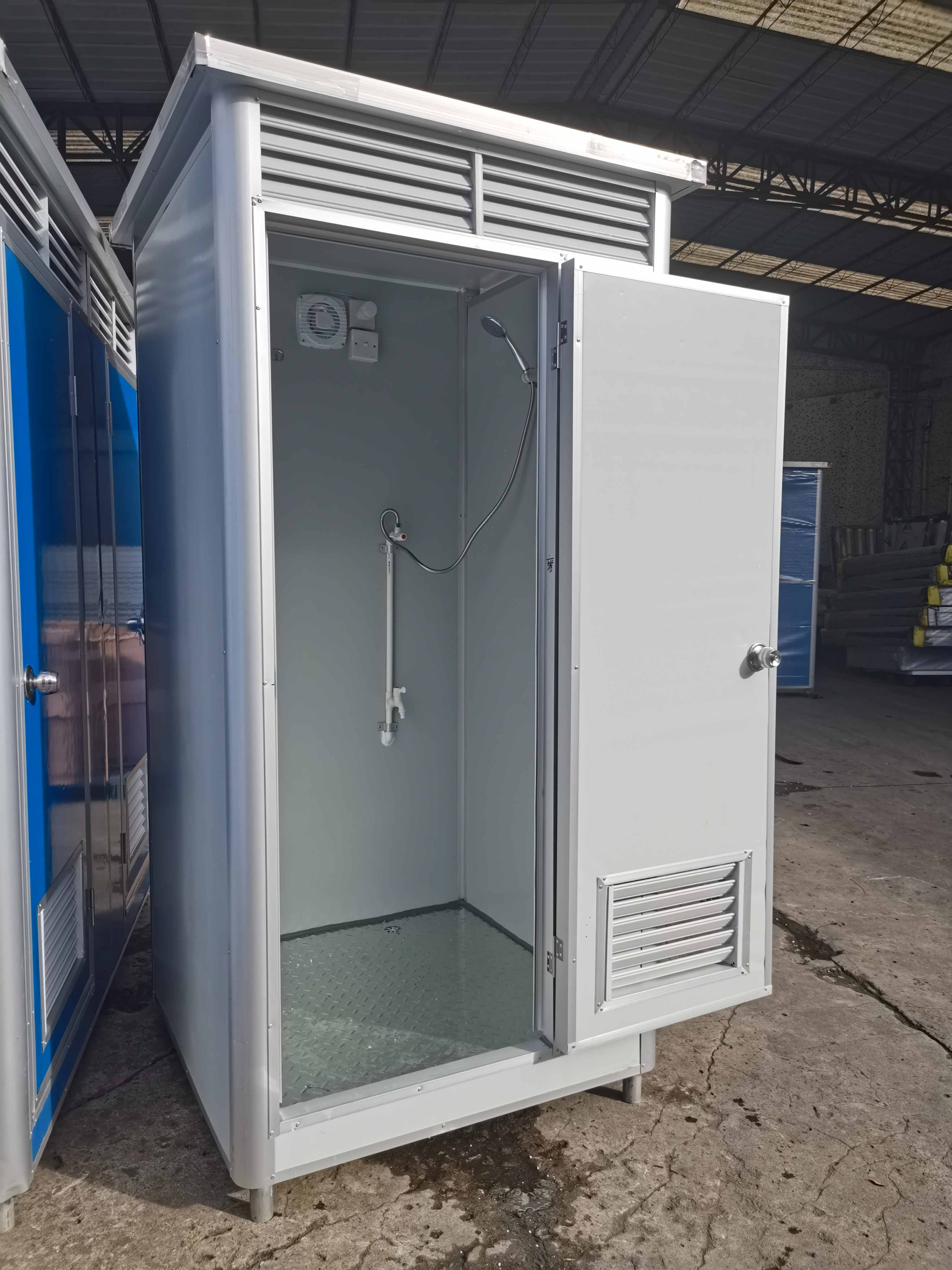 富霞洗澡间一体成型 农村用新款上市单人移动淋浴房户外简易冲凉房工