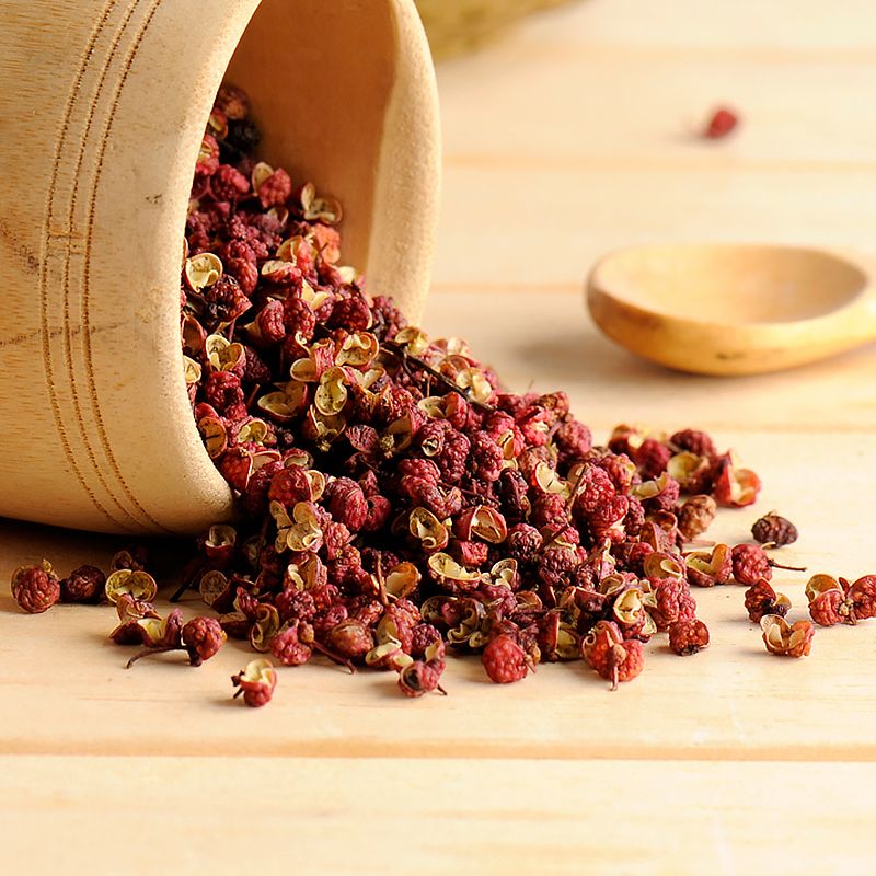 食芳溢四川500克 茂县大红袍花椒250g重庆红麻椒花椒粒特产 颗粒 四川