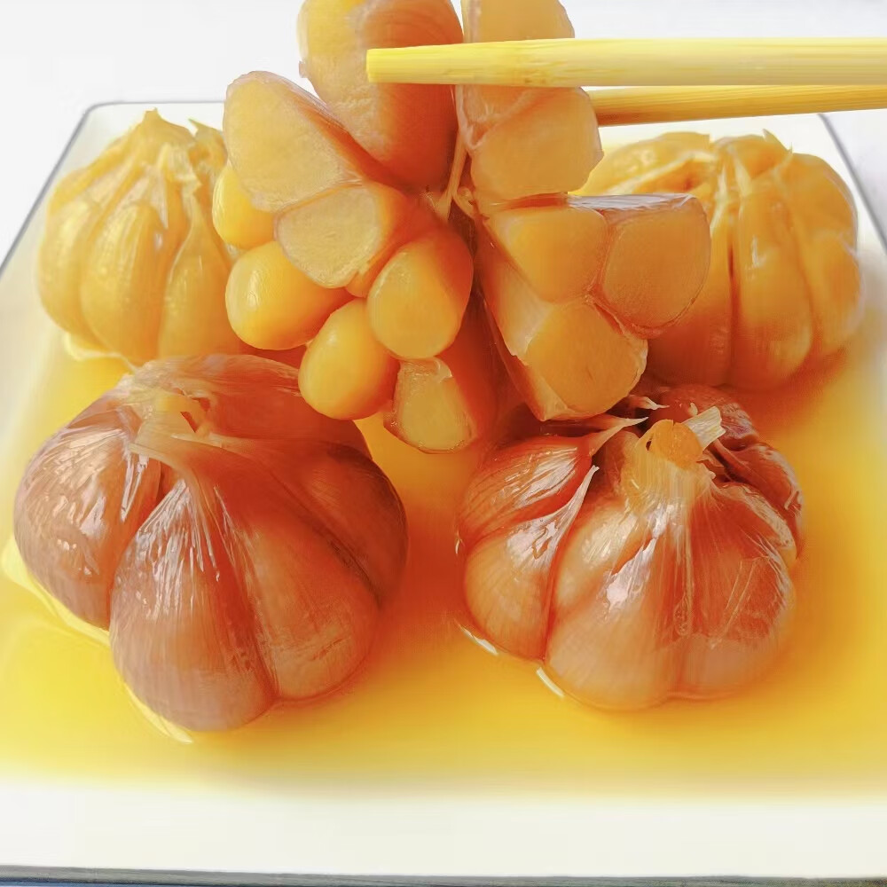 隽颜堂云南泡大蒜糖醋蒜脆爽糖蒜甜蒜大蒜腌制下饭菜咸菜酱菜即食食品