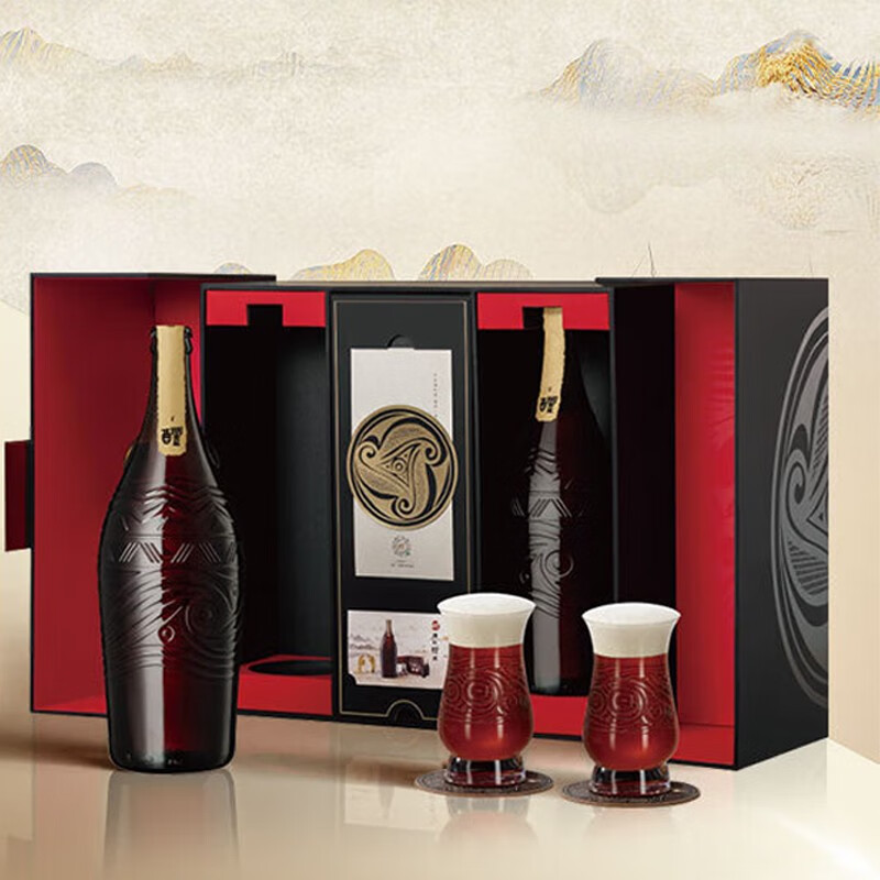 雪花(snow)雪花醴 礼以醴成 999ml*2瓶配礼盒礼袋酒具 送礼佳品 999ml