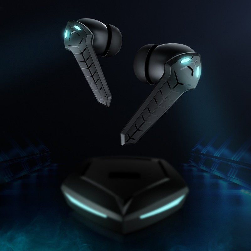 XAXR P36真无线触控游戏蓝牙耳机充电运动双耳男女通用耳塞式适用华为苹果12安卓低音炮迷你入耳式   黑色
