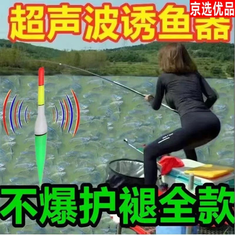 超声波诱l鱼浮漂新款新科技电子鱼漂四季野钓黑坑鲫鱼鲤鱼鲢鳙神器