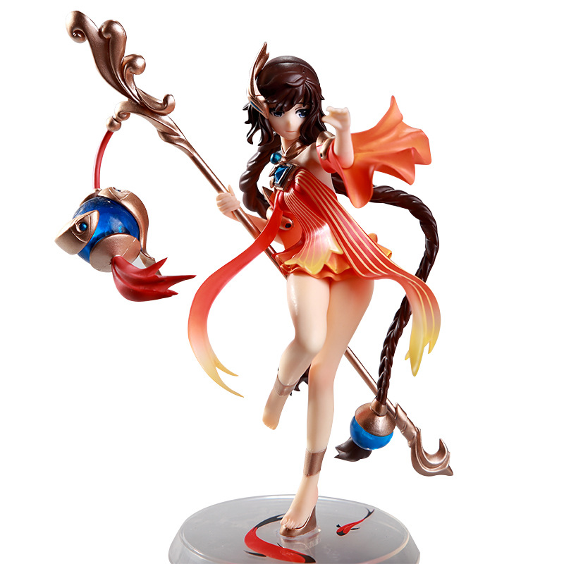 王者荣耀手办小乔 王者的大乔周边模型英雄摆件天鹅之梦 大乔约18厘米