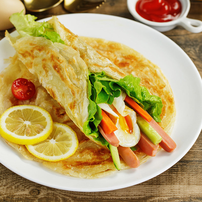 睿澳 手抓饼原味 葱油饼 家庭装多规格培根火腿伴侣 早餐速食食材 原味手抓饼60g*20片