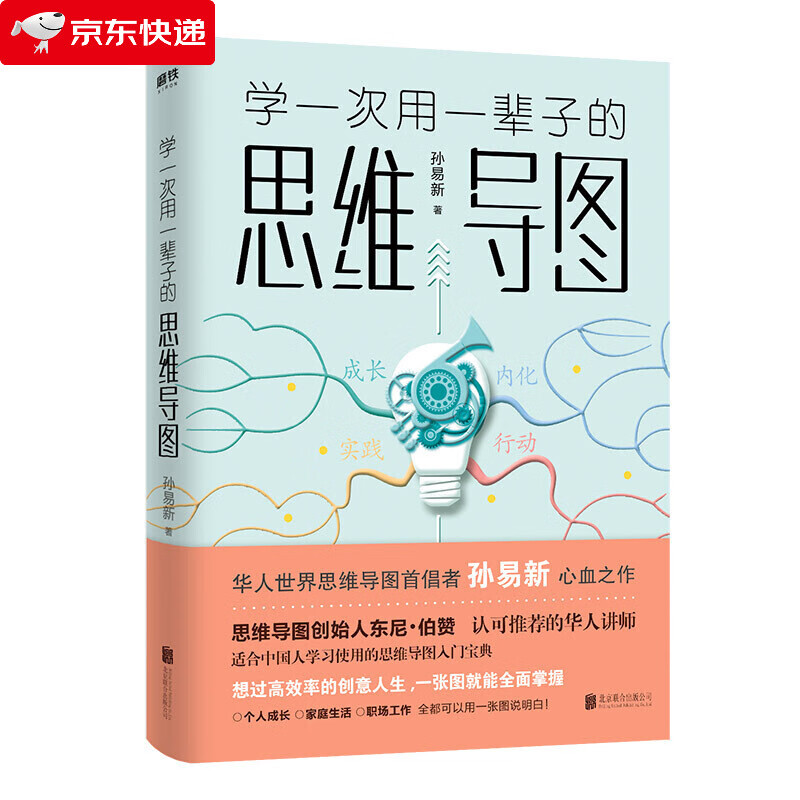 正版 学一次用一辈子的思维导图 华人世界思维导图首倡者孙易新心血之作成功励志职场效率提升入门宝典学习