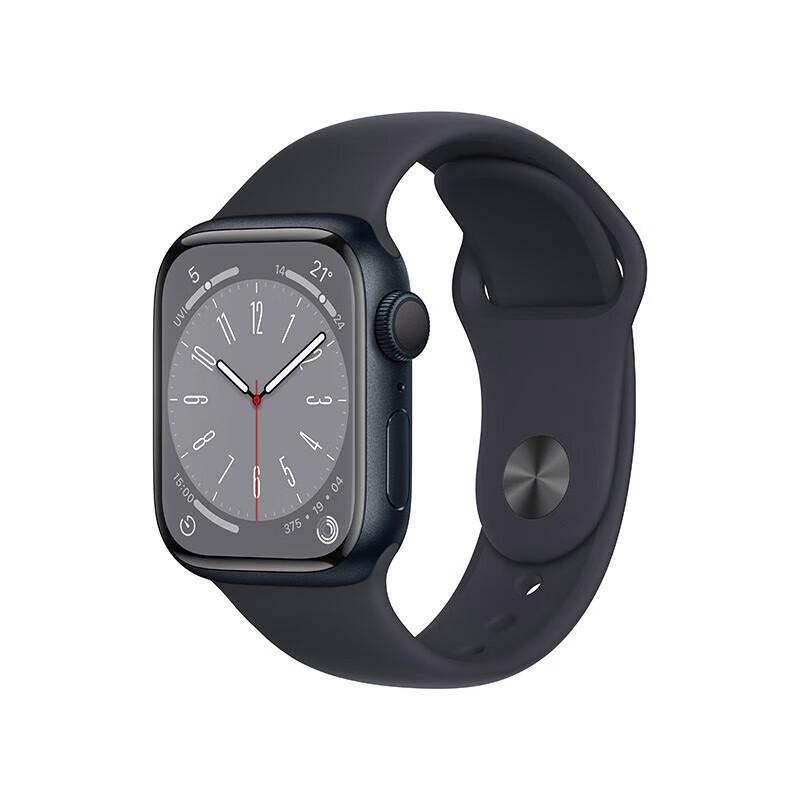 Apple Watch Series 8 智能手表GPS款41毫米午夜色铝金属表壳午夜色运动型表带 MNP53CH/A怎么样,好用不?