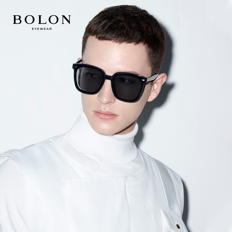 暴龙(bolon)眼镜男士复古偏光墨镜韩版黑超太阳镜驾驶镜可配度数bl