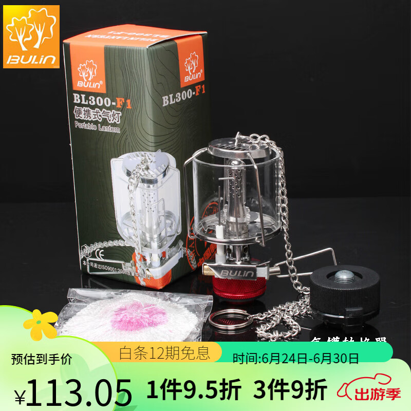 步林(bulin)气灯户外汽灯灯芯野营用品露营装备帐篷照明取暖高亮度