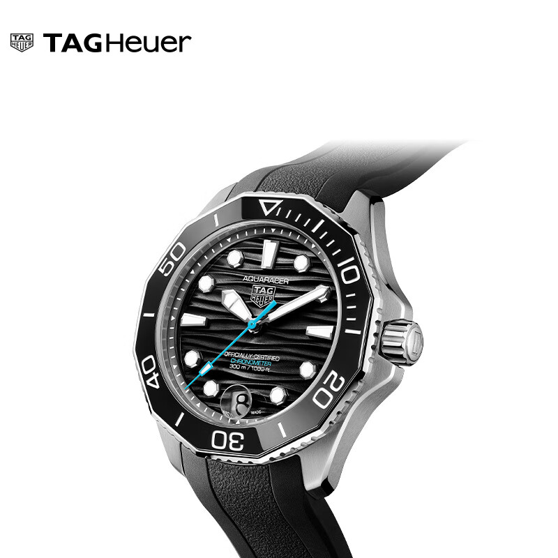 泰格豪雅TAG Heuer【明星同款】竞潜系列瑞士天文台认证防水夜光潜水机械 WBP5110.FT6257