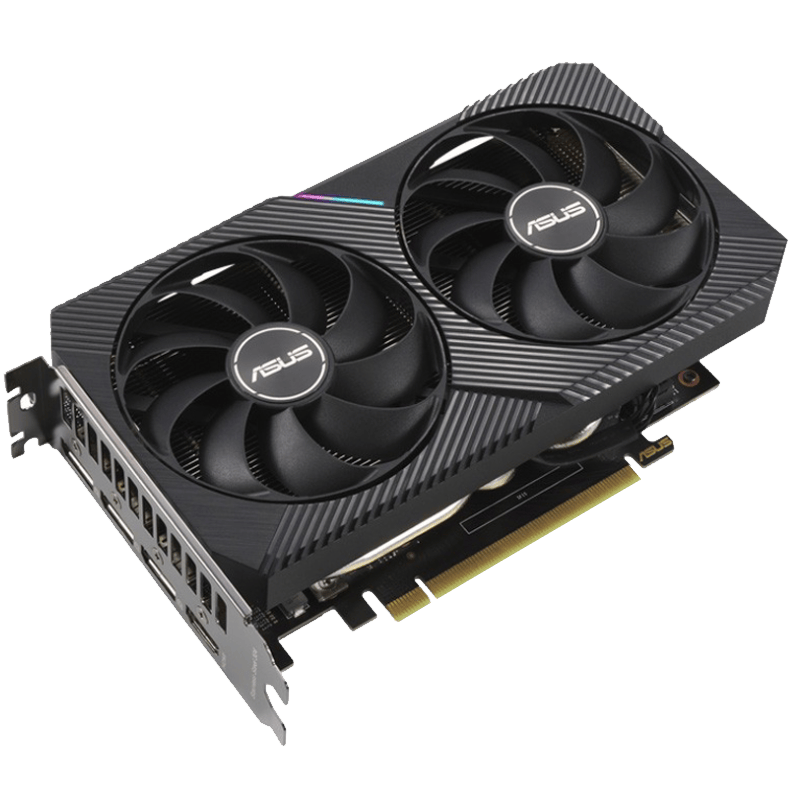 华硕(ASUS) DUAL-RTX3060-O12G-V2 电竞游戏台式电脑主机 独立显卡 DUAL-RTX3060-O12G-V2