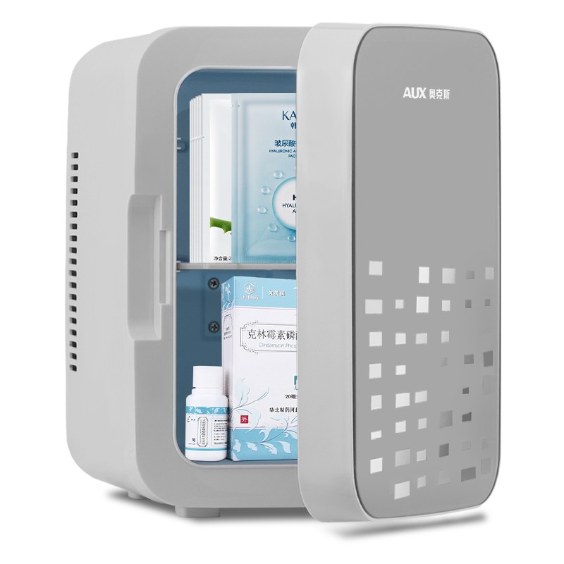 奥克斯 aux 奥克斯(aux)车载冰箱 车家两用8l迷你冰箱 学生宿舍冰箱