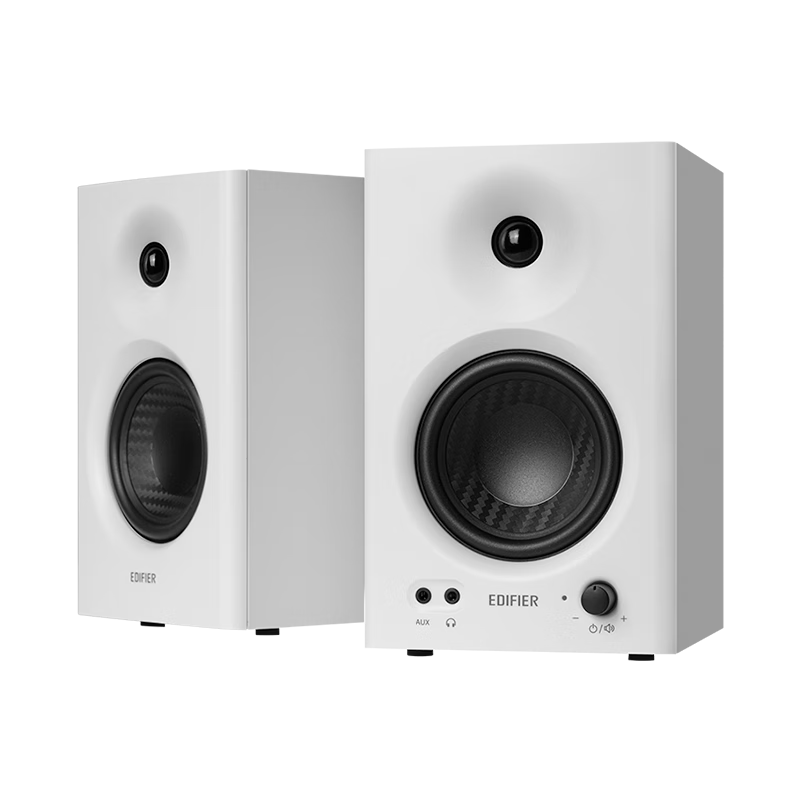 漫步者 有源监听2.0音箱 MR4 白色