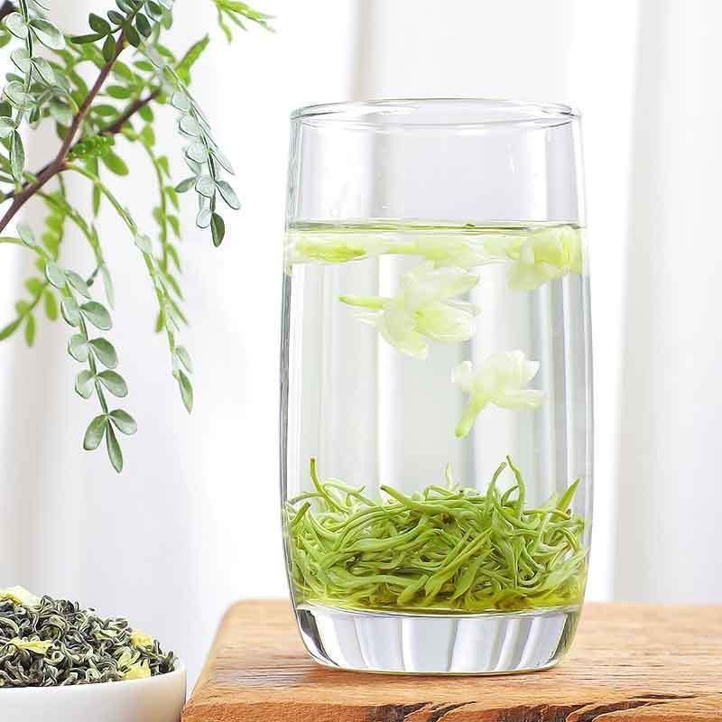 浓香飘雪 特级茉莉花茶2023新茶明前头采浓香耐泡嫩芽茉莉花茶罐装 茶