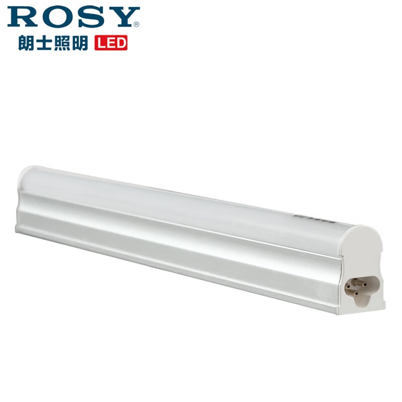 rosy朗士照明t5一体化支架led日光灯长条灯带悬吊式天花板暗槽背景