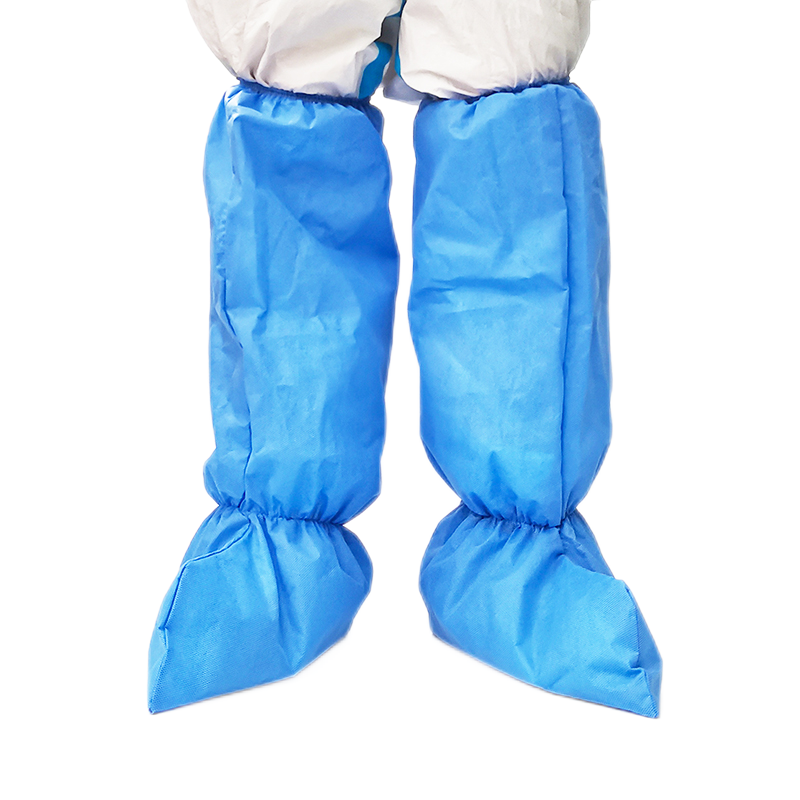 肇诚 一次医用隔离鞋套 长款防护鞋套独立包装  短款贴条胶 医疗防护
