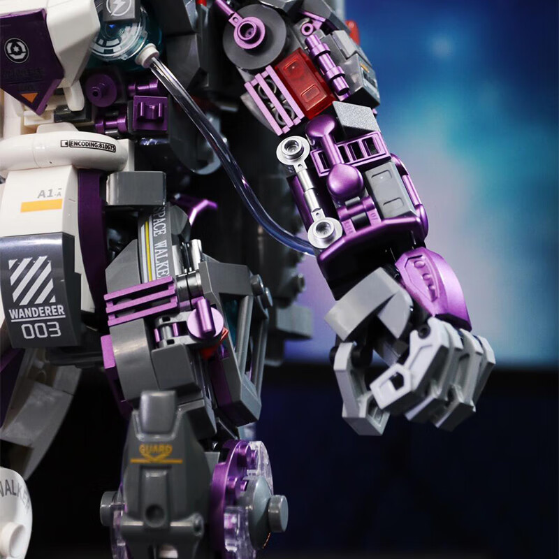 哲高积木拼装宇航员航天潮玩模型炫酷桌面摆件儿童玩具男生生日礼物 征服星辰半剖机甲宇航员1130pcs