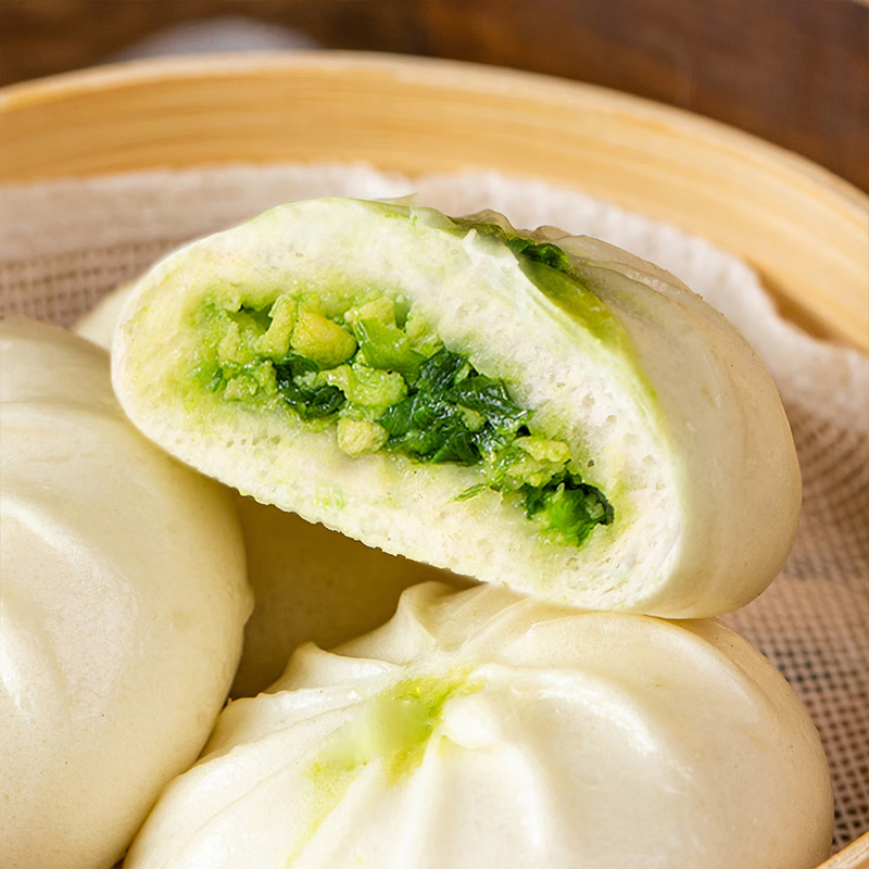 鸡蛋小笼包速冻半成品早餐鲜肉包子 【1袋约45个】 韭菜鸡蛋小笼包