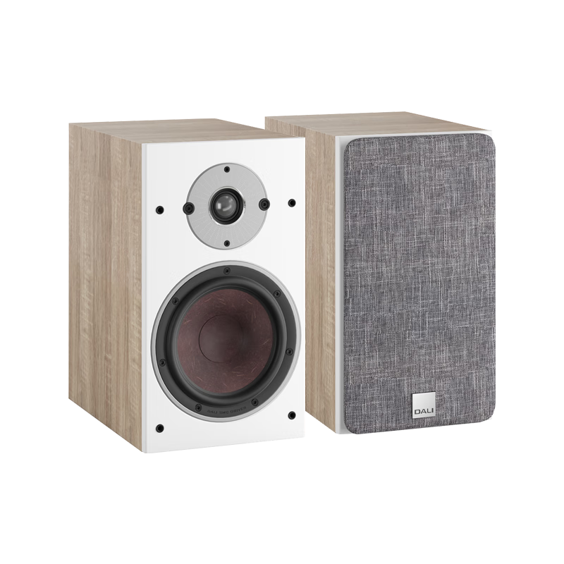達(dá)尼(DALI) OBERON3博睿3號(hào)高保真2.0聲道書(shū)架無(wú)源hifi音箱 家用桌面音響 淺橡木色