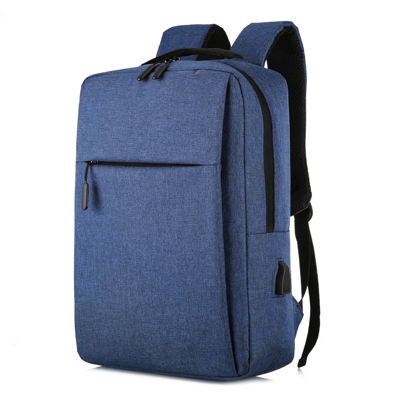 威百格 商务双肩包 笔记本电脑包 休闲商务背包 防泼水usb学生书包 180102 蓝色