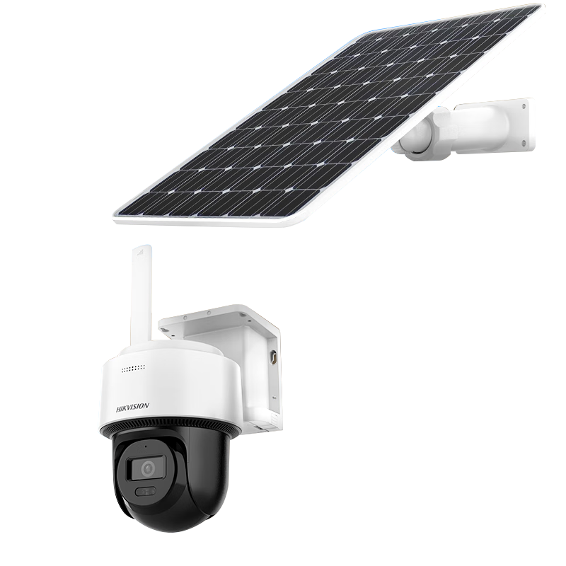 PLUS会员: HIKVISION 海康威视 太阳能摄像头室户外 4G终身免充值流量 AOV技术AI检测